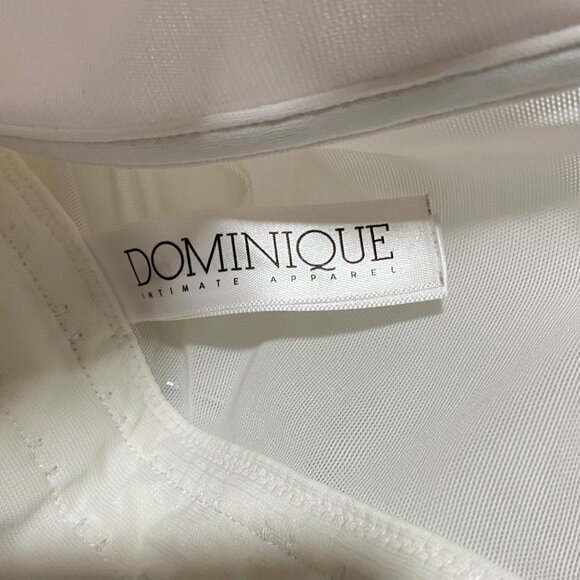 Dominique Strapless Satin Corset Bustier White Bridal Lingerie Boning & Hook - Picture 5 of 6